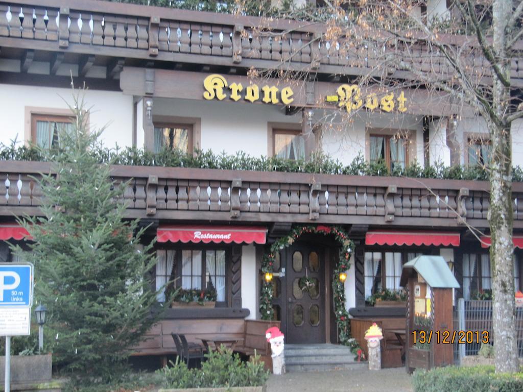 Gasthaus-Krone-Post Simonswald Exterior foto